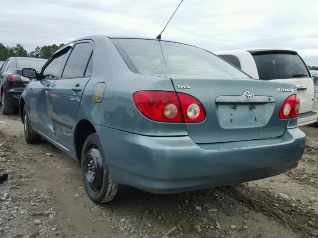 1NXBR32E65Z536052 - 2005 TOYOTA COROLLA CE GREEN photo 3