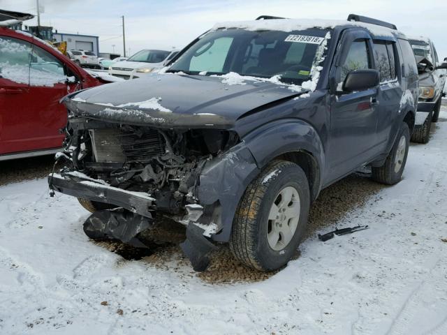 5N1AR1NB4AC609078 - 2010 NISSAN PATHFINDER GRAY photo 2