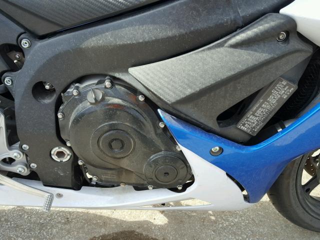 JS1GR7MA5E2100830 - 2014 SUZUKI GSX-R750 BLUE photo 7