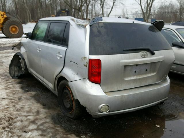 JTLZE4FE2A1105478 - 2010 TOYOTA SCION XB 银色 照片 3