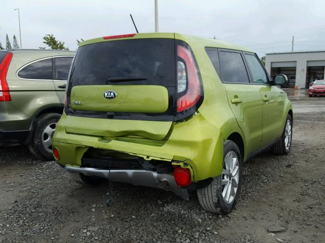 KNDJP3A53H7878827 - 2017 KIA SOUL + GREEN photo 4