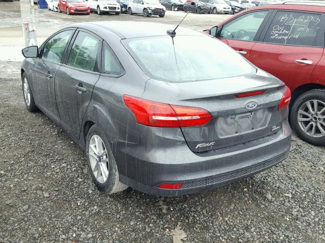 1FADP3F21GL234850 - 2016 FORD FOCUS SE GRAY photo 3