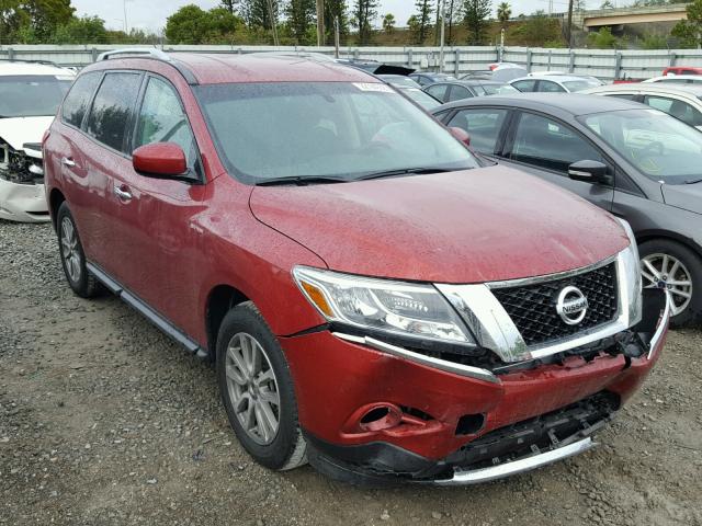 5N1AR2MN4GC604313 - 2016 NISSAN PATHFINDER RED photo 1