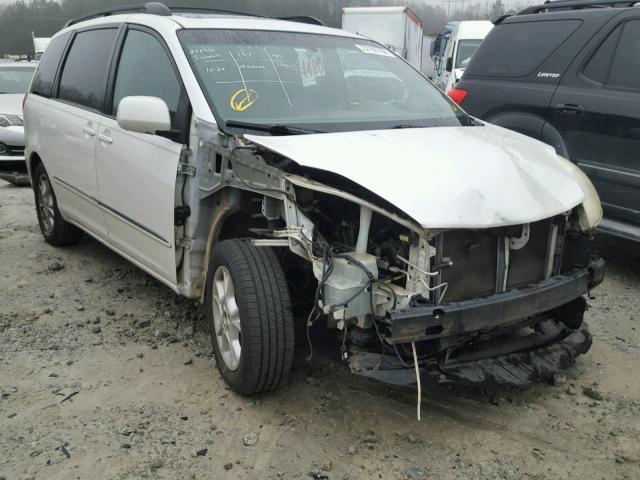 5TDZA22C86S566078 - 2006 TOYOTA SIENNA XLE WHITE photo 1