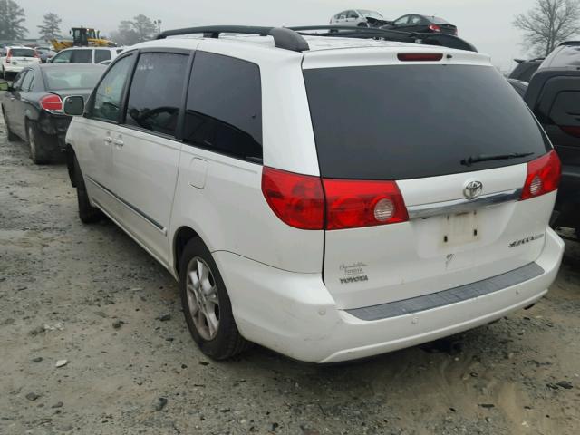 5TDZA22C86S566078 - 2006 TOYOTA SIENNA XLE WHITE photo 3