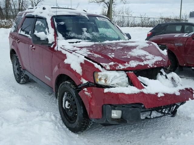 4F2CZ06198KM27650 - 2008 MAZDA TRIBUTE S RED photo 1