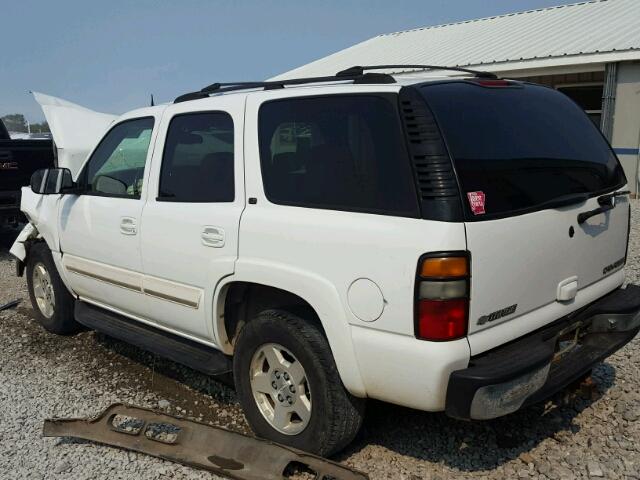 1GNEK13Z14R246371 - 2004 CHEVROLET TAHOE K150 WHITE photo 3