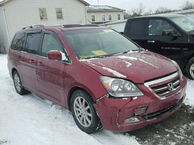 5FNRL38806B090920 - 2006 HONDA ODYSSEY TO MAROON photo 1