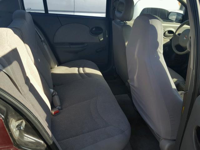 1G8AG52FX3Z154255 - 2003 SATURN ION LEVEL BURGUNDY photo 6