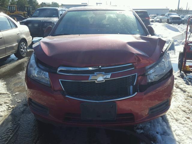 1G1PG5SC9C7367319 - 2012 CHEVROLET CRUZE LT RED photo 7