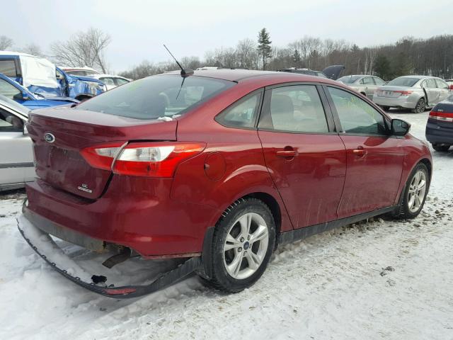 1FADP3F27EL257305 - 2014 FORD FOCUS SE RED photo 4