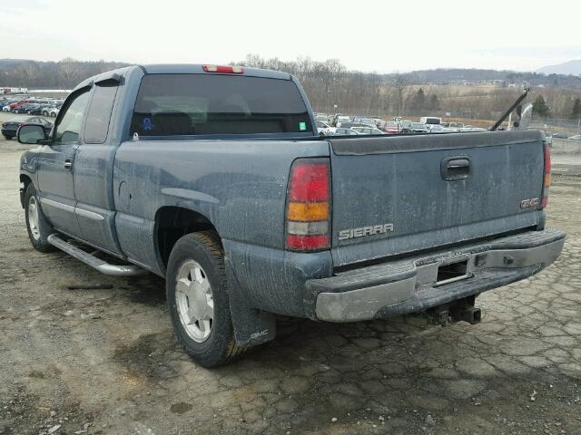 1GTEC19ZX7Z187581 - 2007 GMC NEW SIERRA BLUE photo 3