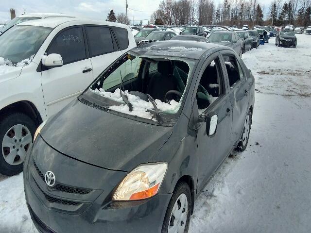 JTDBT923581221451 - 2008 TOYOTA YARIS GRAY photo 9