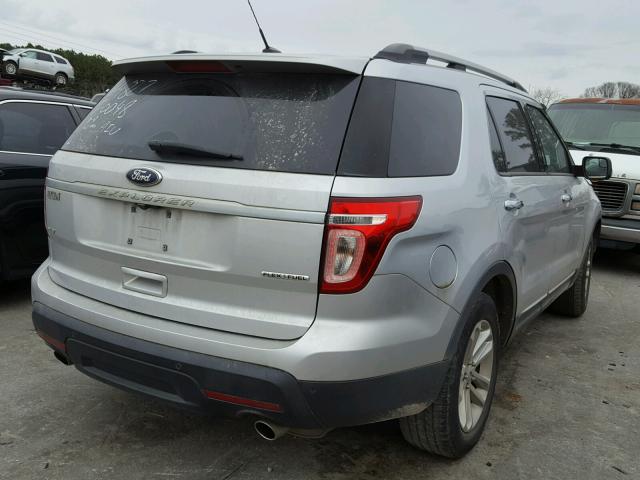 1FM5K7D85DGB34827 - 2013 FORD EXPLORER X SILVER photo 4