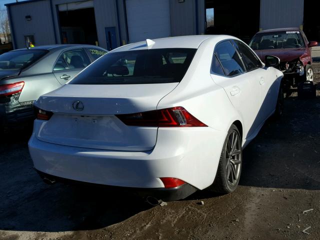 JTHCE1D20E5001240 - 2014 LEXUS IS 350 WHITE photo 4