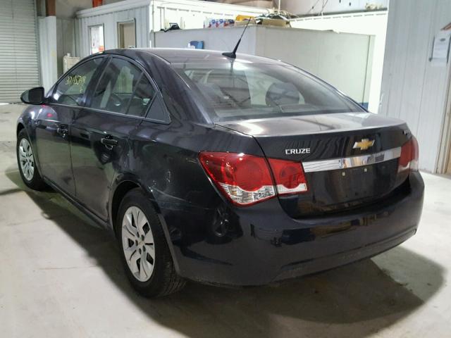 1G1PA5SG1E7404340 - 2014 CHEVROLET CRUZE LS BLACK photo 3