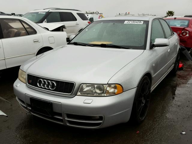 WAURD68D31A047599 - 2001 AUDI S4 2.7 QUA SILVER photo 2