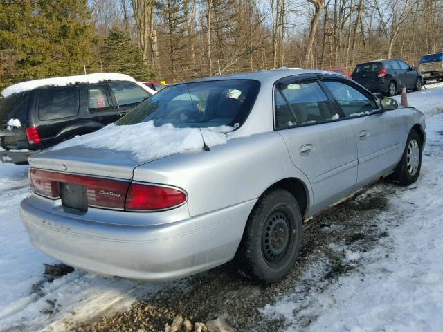 2G4WS52J941311391 - 2004 BUICK CENTURY CU SILVER photo 4