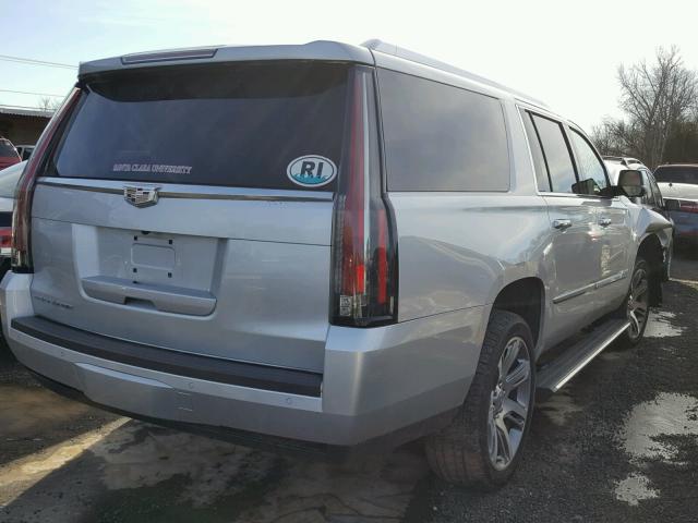 1GYS4TKJ2FR635630 - 2015 CADILLAC ESCALADE E SILVER photo 4