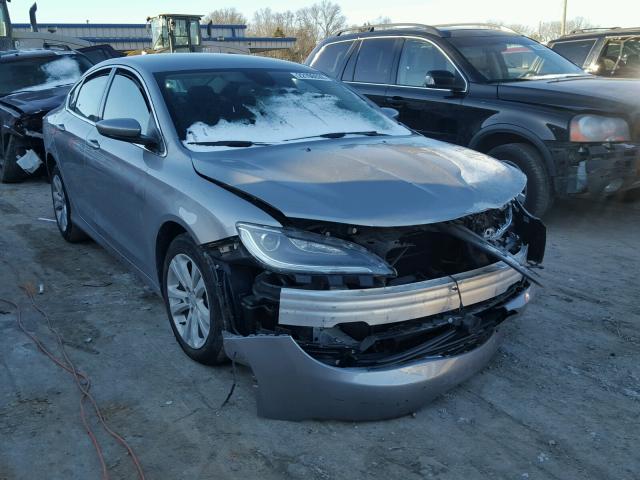 1C3CCCFB7GN186135 - 2016 CHRYSLER 200 LX SILVER photo 1