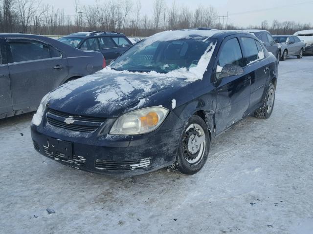 1G1AL55F077407459 - 2007 CHEVROLET COBALT LT BLACK photo 2