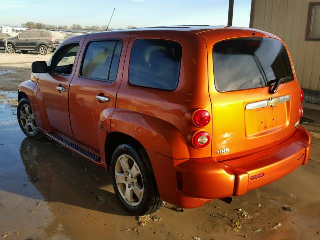 3GNDA23D07S621385 - 2007 CHEVROLET HHR LT ORANGE photo 3