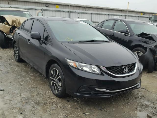 19XFB2F87DE066152 - 2013 HONDA CIVIC EX BLACK photo 1