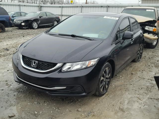 19XFB2F87DE066152 - 2013 HONDA CIVIC EX შავი ფოტო 2