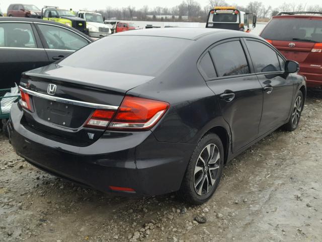 19XFB2F87DE066152 - 2013 HONDA CIVIC EX შავი ფოტო 4