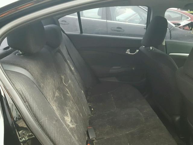 19XFB2F87DE066152 - 2013 HONDA CIVIC EX შავი ფოტო 6