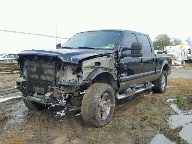 1FTSW21P37EA49284 - 2007 FORD F250 SUPER BLACK photo 2