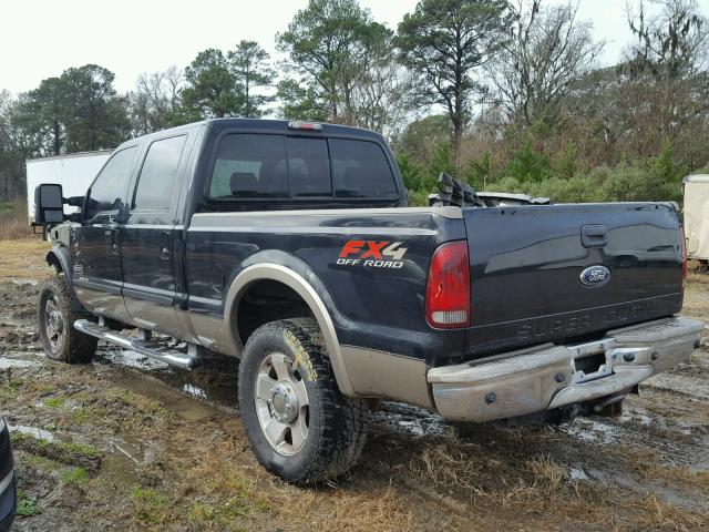 1FTSW21P37EA49284 - 2007 FORD F250 SUPER BLACK photo 3