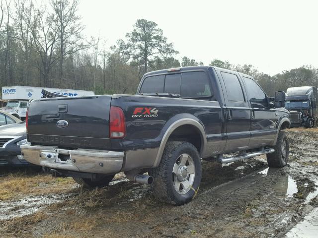 1FTSW21P37EA49284 - 2007 FORD F250 SUPER BLACK photo 4