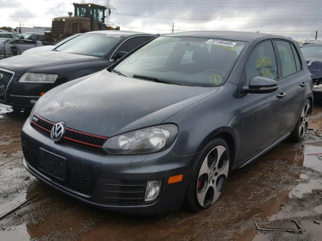 WVWHD7AJ4DW123732 - 2013 VOLKSWAGEN GTI BLACK photo 2