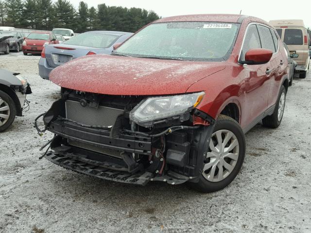 KNMAT2MV2GP634618 - 2016 NISSAN ROGUE S RED photo 2