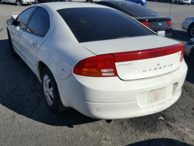 2B3HD46RX2H238359 - 2002 DODGE INTREPID S WHITE photo 3