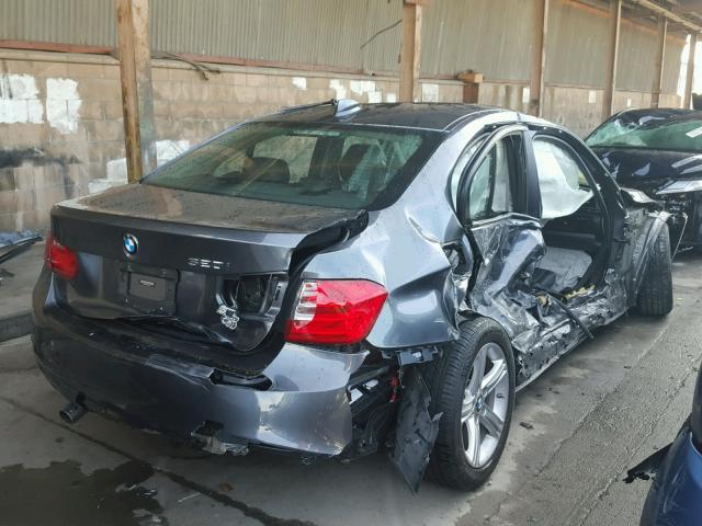 WBA3B1C55EK131325 - 2014 BMW 320 I GRAY photo 4