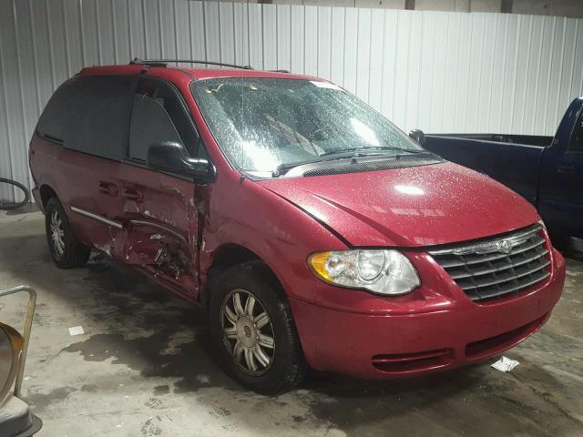 2C4GP54L55R467228 - 2005 CHRYSLER TOWN & COU MAROON photo 1