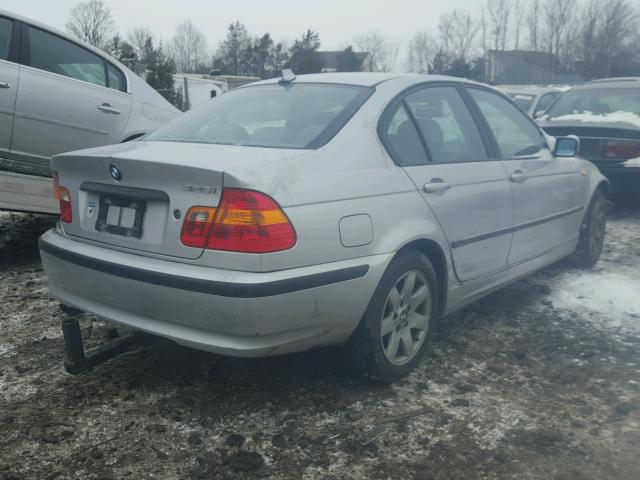 WBAEV33474KL63507 - 2004 BMW 325 I SILVER photo 4