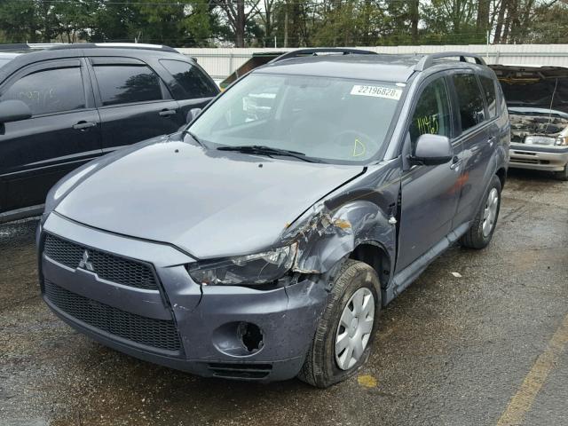 JA4AS2AW4BU011652 - 2011 MITSUBISHI OUTLANDER GRAY photo 2