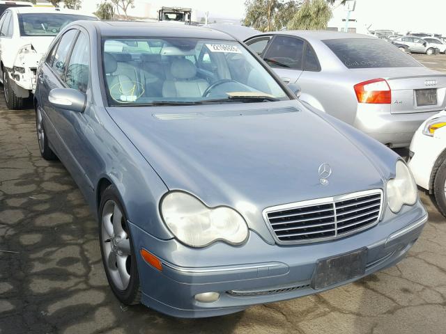 WDBRF40J54A626406 - 2004 MERCEDES-BENZ C 230K SPO GREEN photo 1