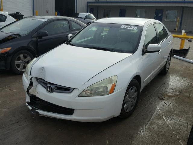 1HGCM56394A040109 - 2004 HONDA ACCORD LX WHITE photo 2