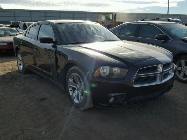 2B3CL3CG6BH593619 - 2011 DODGE CHARGER BLACK photo 1