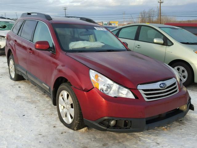 4S4BRBGC9B3418922 - 2011 SUBARU OUTBACK 2. BURGUNDY photo 1