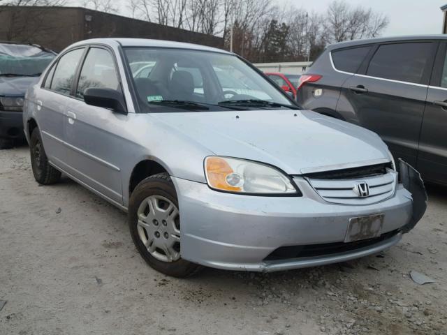 2HGES16502H540411 - 2002 HONDA CIVIC LX SILVER photo 1