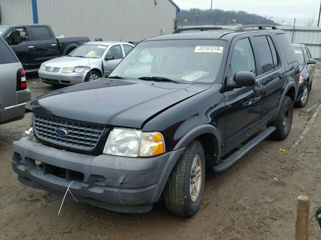 1FMZU72K63UA48484 - 2003 FORD EXPLORER X BLACK photo 2