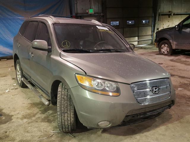 5NMSH13E27H096481 - 2007 HYUNDAI SANTA FE S GREEN photo 1