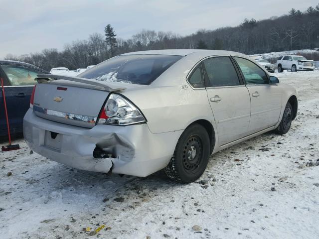 2G1WT58K669134023 - 2006 CHEVROLET IMPALA LT SILVER photo 4