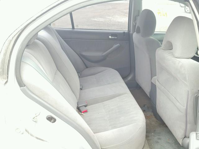 2HGES26813H586394 - 2003 HONDA CIVIC EX ვერცხლისფერი ფოტო 6