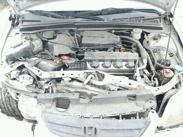 2HGES26813H586394 - 2003 HONDA CIVIC EX SILVER photo 7